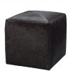 Jamie Young New Arrivals Brown Hide Ottoman Small