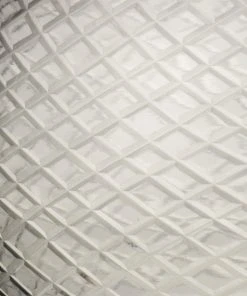 Jamie Young Cut Glass Pendant Gray