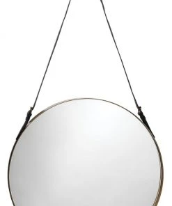 Jamie Young Large Round Mirror Brass New Arrivals