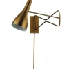 Jamie Young Lenz Swing Arm Sconce Brass 2 Jamie Young Lenz Swing Arm Sconce Brass
