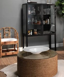 Jamie Young New Arrivals Malacca Round Back Armchair