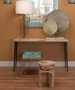 Jamie Young Mesa Wooden Side Table