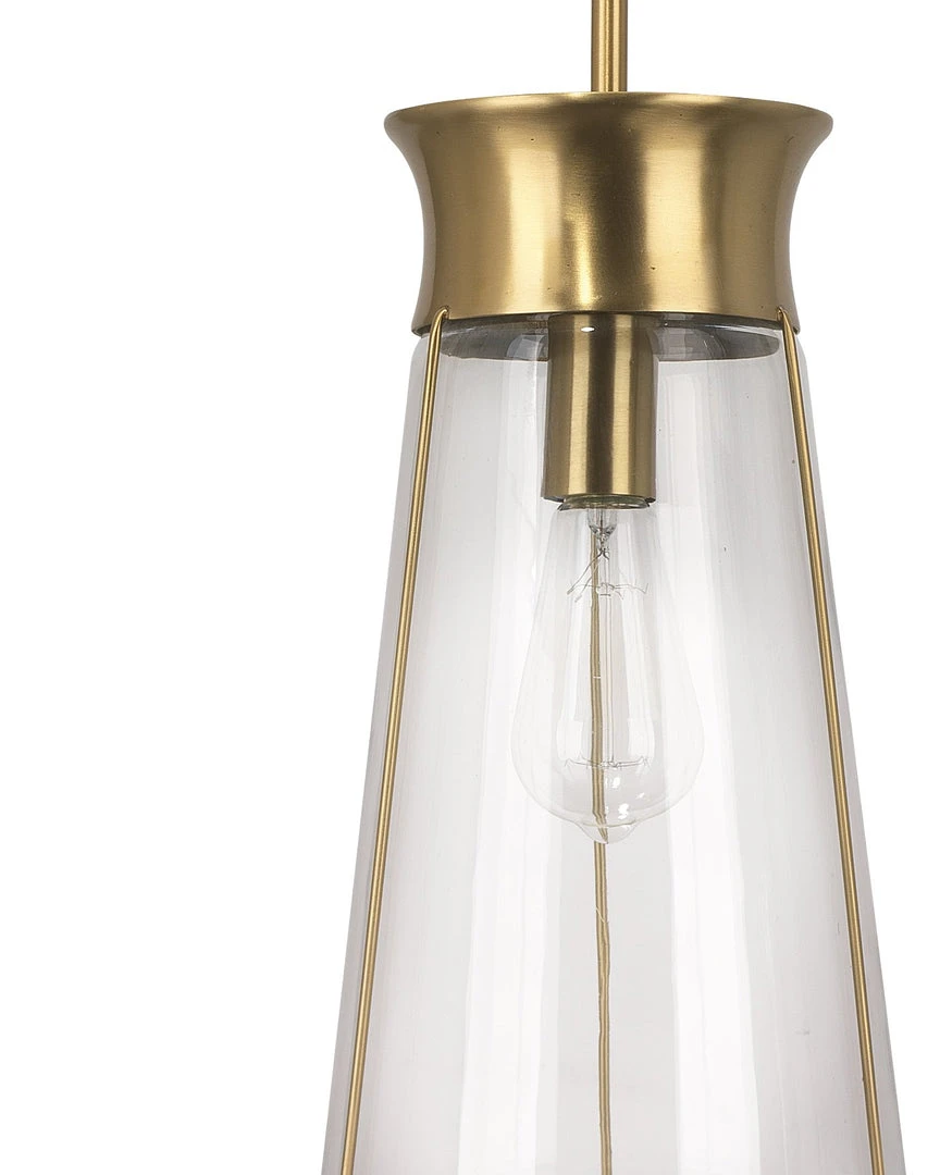 Jamie Young New Arrivals Nara Pendant Clear And Brass 5 Jamie Young New Arrivals Nara Pendant Clear And Brass