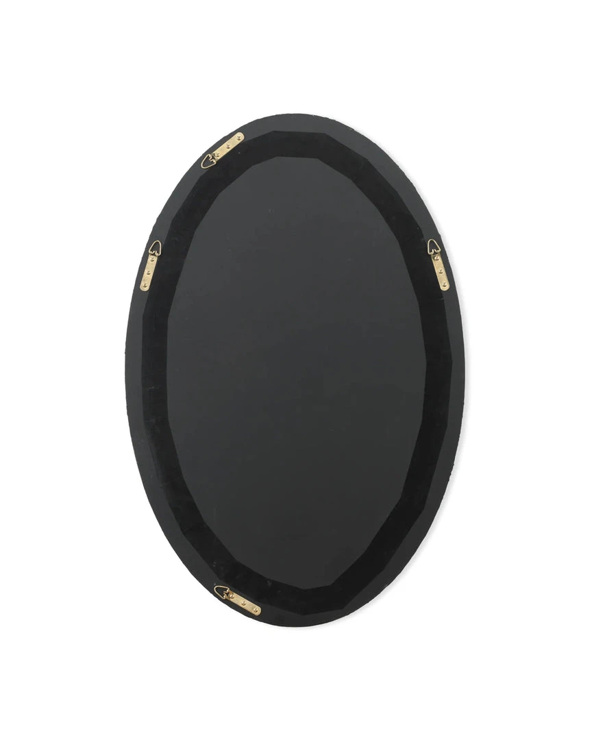 Jamie Young Ovation Oval Mirror White 9 Jamie Young Ovation Oval Mirror White