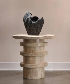 Jamie Young Revolve Side Table Cream New Arrivals