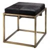 Jamie Young New Arrivals Shelby Stool Brown Hide 1 Jamie Young New Arrivals Shelby Stool Brown Hide