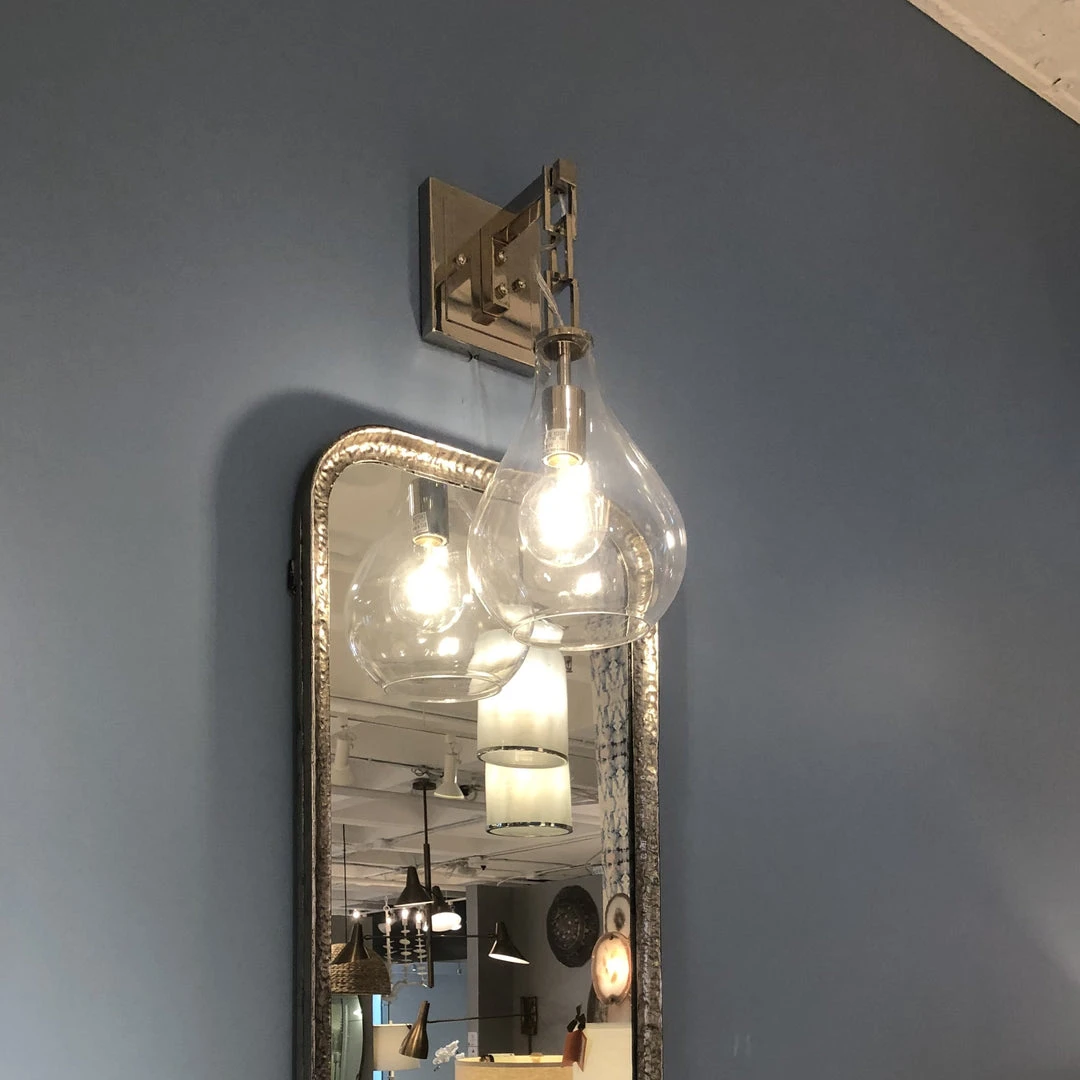 Jamie Young New Arrivals Teardrop Hanging Sconce Nickel 4 Jamie Young New Arrivals Teardrop Hanging Sconce Nickel