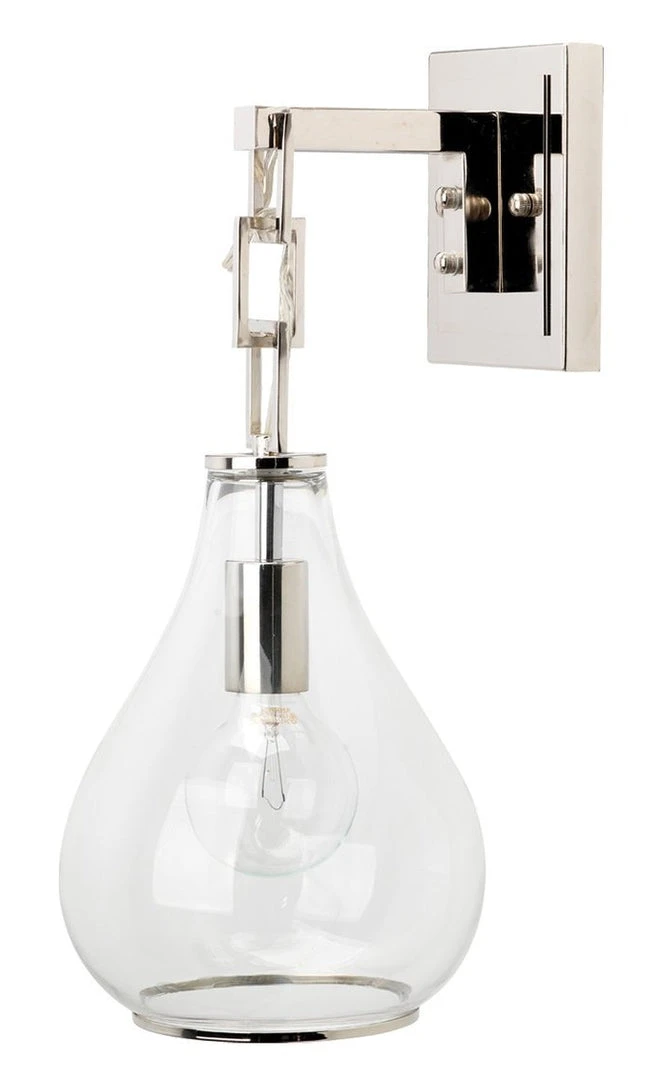 Jamie Young New Arrivals Teardrop Hanging Sconce Nickel 3 Jamie Young New Arrivals Teardrop Hanging Sconce Nickel