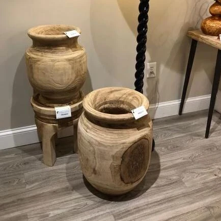 Jamie Young Topanga Wooden Vase New Arrivals 7 Jamie Young Topanga Wooden Vase New Arrivals