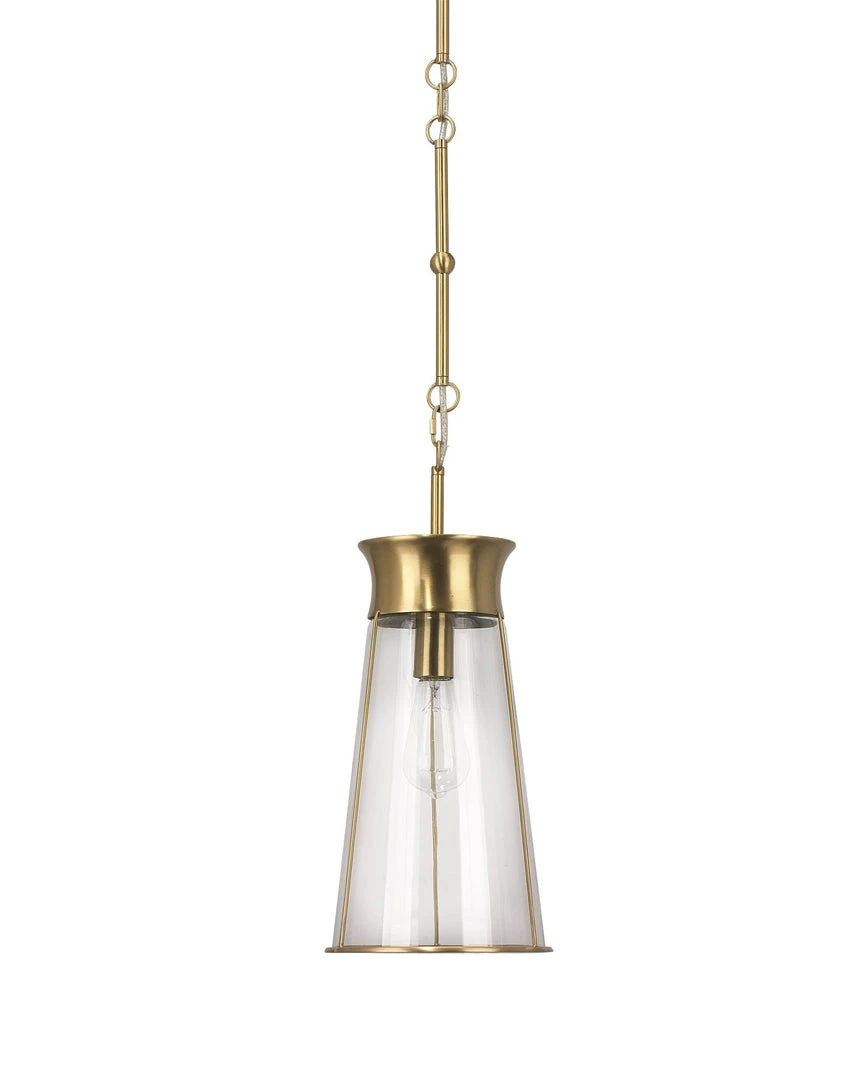 Jamie Young New Arrivals Nara Pendant Clear And Brass 3 Jamie Young New Arrivals Nara Pendant Clear And Brass