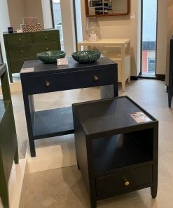 Made Goods Jarin Low Single Nightstand Dark Navy New Arrivals