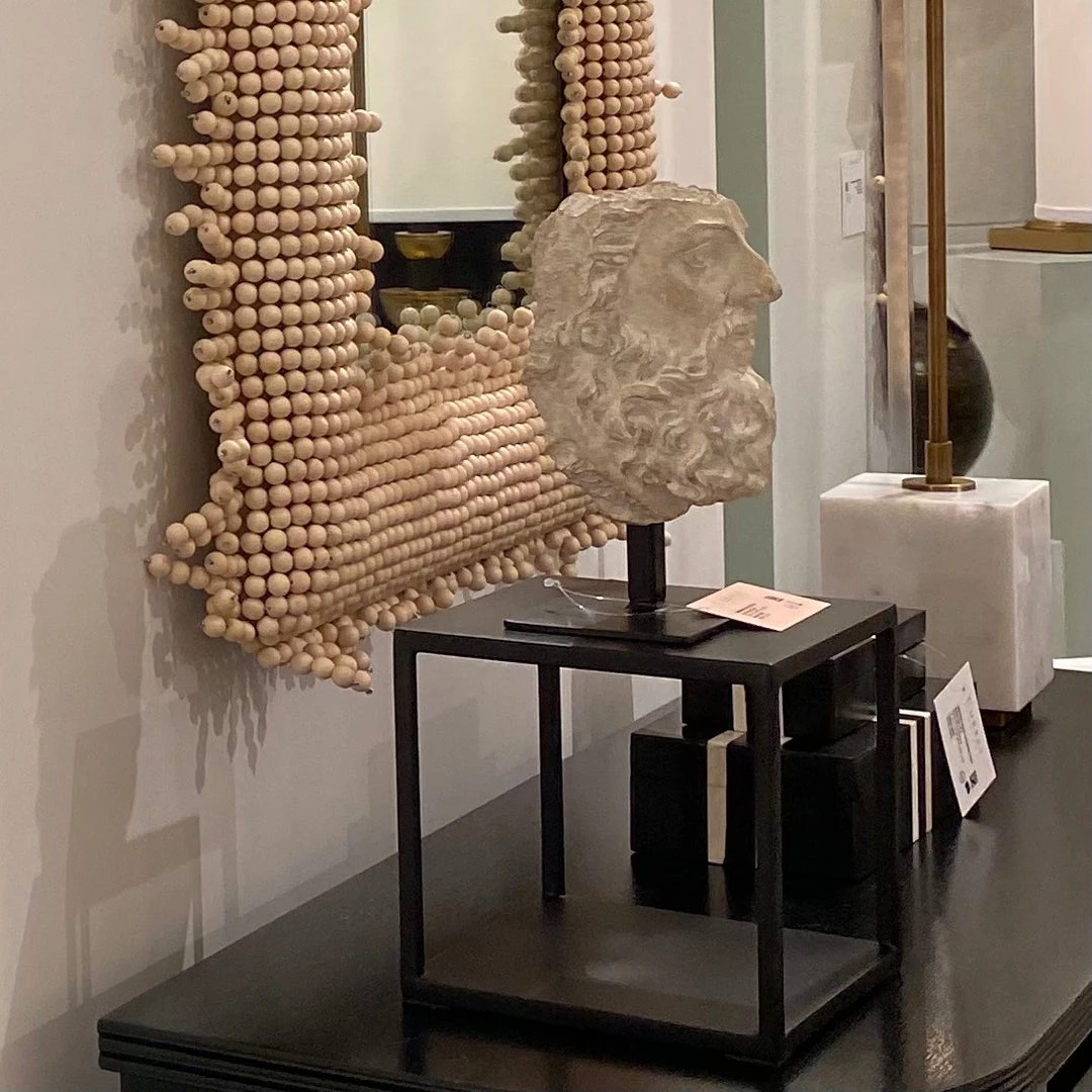 Currey And Company Jeanie Large Mirror Beige New Arrivals 6 Currey And Company Jeanie Large Mirror Beige New Arrivals