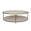 Global Views Iron And Stone Oval Coffee Table New Arrivals 1 Global Views Iron And Stone Oval Coffee Table New Arrivals