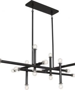 Jonathan Adler Milano Chandelier Deep Patina Bronze With Lucite Accents New Arrivals