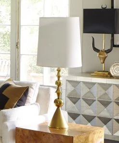 Jonathan Adler New Arrivals Harlequin Table Lamp Brass
