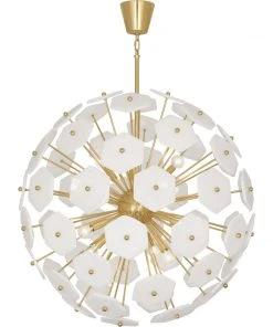 Jonathan Adler Vienna Large Globe Chandelier Brass New Arrivals