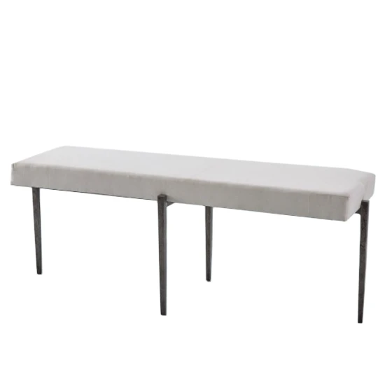 Studio A New Arrivals Laforge Bench Large Natural Iron 3 Studio A New Arrivals Laforge Bench Large Natural Iron