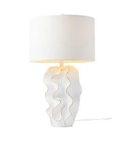 Made Goods Bethany Lamp White With Gold