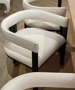 Worlds Away New Arrivals Jude Chair Dark Espresso Oak