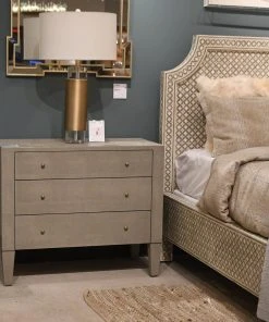 Made Goods Sorin 36" Dresser Castor Gray Faux Shagreen