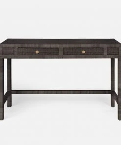Made Goods Isla Console 60" Smoked Peeled Rattan