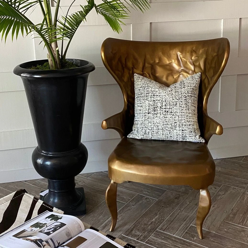 Made Goods Alfred Lounge Chair Hammered Gold Iron 4 Made Goods Alfred Lounge Chair Hammered Gold Iron