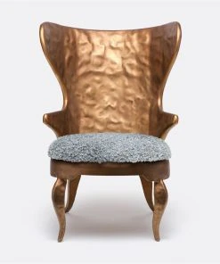 Made Goods New Arrivals Alfred Upholstered Lounge Chair Gold