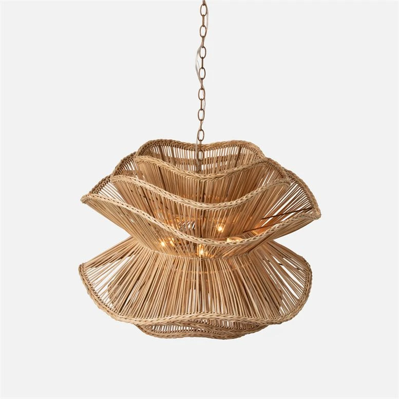 Made Goods Alondra Chandelier Large Natural Rattan New Arrivals 9 Made Goods Alondra Chandelier Large Natural Rattan New Arrivals