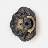 Made Goods New Arrivals Alondra Sconce Dark Charcoal Rattan