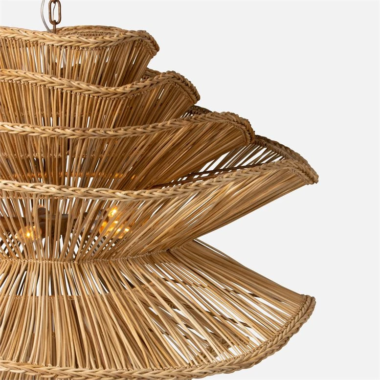 Made Goods Alondra Chandelier Large Natural Rattan New Arrivals 7 Made Goods Alondra Chandelier Large Natural Rattan New Arrivals