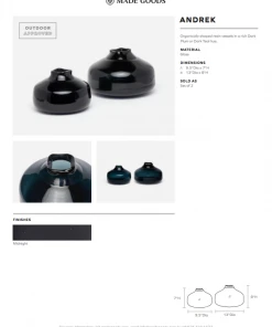 Made Goods New Arrivals Andrek Vessels Set Of 2 15 Made Goods New Arrivals Andrek Vessels Set Of 2