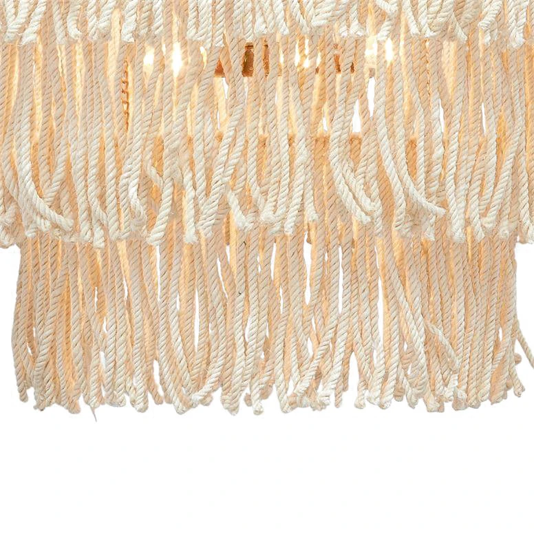 Made Goods Arricka Chandelier Bleached Abaca Rope With Silver Metal New Arrivals 4 Made Goods Arricka Chandelier Bleached Abaca Rope With Silver Metal New Arrivals