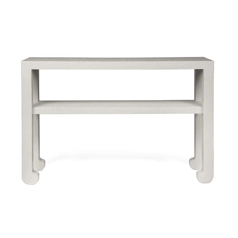 Made Goods Askel 48" Console French Gray Faux Raffia New Arrivals 4 Made Goods Askel 48" Console French Gray Faux Raffia New Arrivals