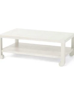 Made Goods Askel Coffee Table Pristine Faux Raffia