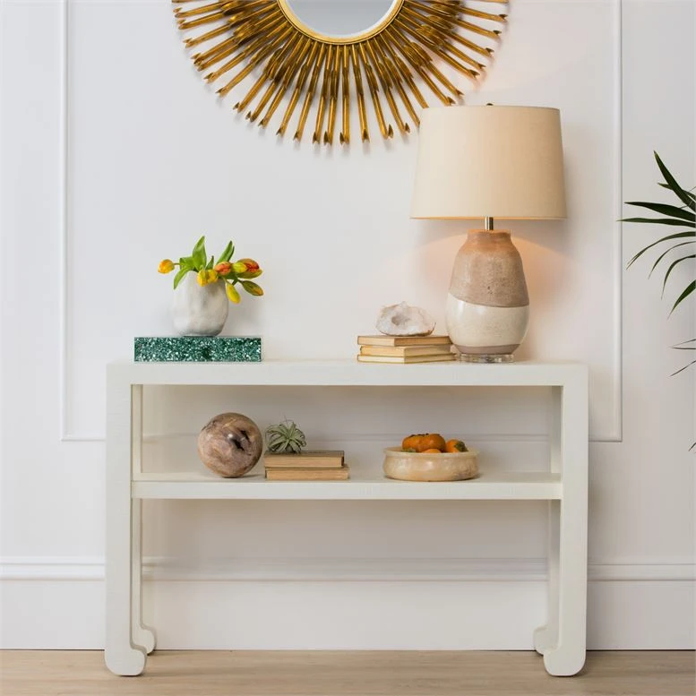 Made Goods Askel 48" Console Pristine Faux Raffia 4 Made Goods Askel 48" Console Pristine Faux Raffia