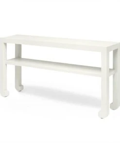 Made Goods Askel 60" Console Pristine Faux Raffia