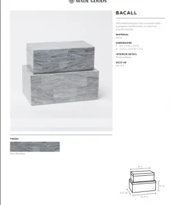 Made Goods Bacall Box Set Gray Stone New Arrivals 11 Made Goods Bacall Box Set Gray Stone New Arrivals
