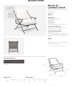 Made Goods New Arrivals Balta Lounge Chair