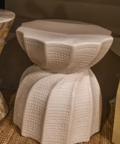 Made Goods Bea Stool Glossy White