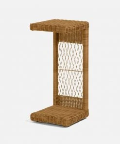 Made Goods Bellamy Drink Table Light Honey