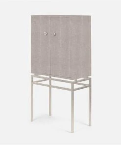 Made Goods New Arrivals Benjamin Standing Cabinet Sand And Silver