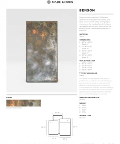 Made Goods New Arrivals Benson Mirror 36 X 52