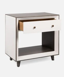 Made Goods Blaine Double Nightstand Pristine Faux Canvas New Arrivals 11 Made Goods Blaine Double Nightstand Pristine Faux Canvas New Arrivals