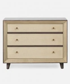 Made Goods Blaine Dresser Champagne Faux Canvas