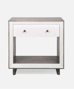 Made Goods Blaine Double Nightstand Pristine Faux Canvas New Arrivals 10 Made Goods Blaine Double Nightstand Pristine Faux Canvas New Arrivals