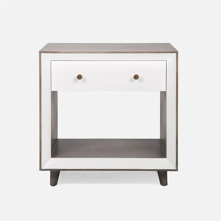 Made Goods Blaine Double Nightstand Pristine Faux Canvas New Arrivals 5 Made Goods Blaine Double Nightstand Pristine Faux Canvas New Arrivals