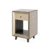 Made Goods New Arrivals Blaine Single Nightstand Champagne Faux Canvas 1 Made Goods New Arrivals Blaine Single Nightstand Champagne Faux Canvas