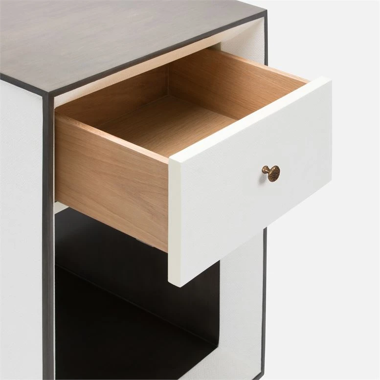 Made Goods New Arrivals Blaine Single Nightstand Pristine Faux Canvas 5 Made Goods New Arrivals Blaine Single Nightstand Pristine Faux Canvas