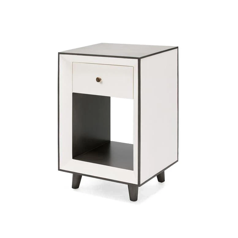 Made Goods New Arrivals Blaine Single Nightstand Pristine Faux Canvas 3 Made Goods New Arrivals Blaine Single Nightstand Pristine Faux Canvas