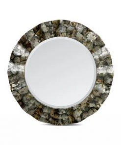 Made Goods New Arrivals Blake Mirror Silver Mother Of Pearl